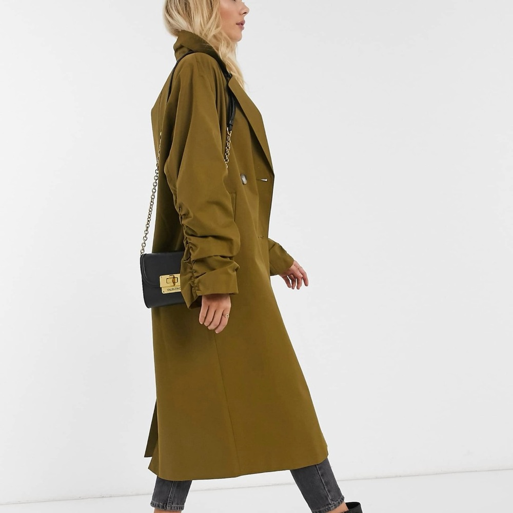 ASOS Olive Trench Coat